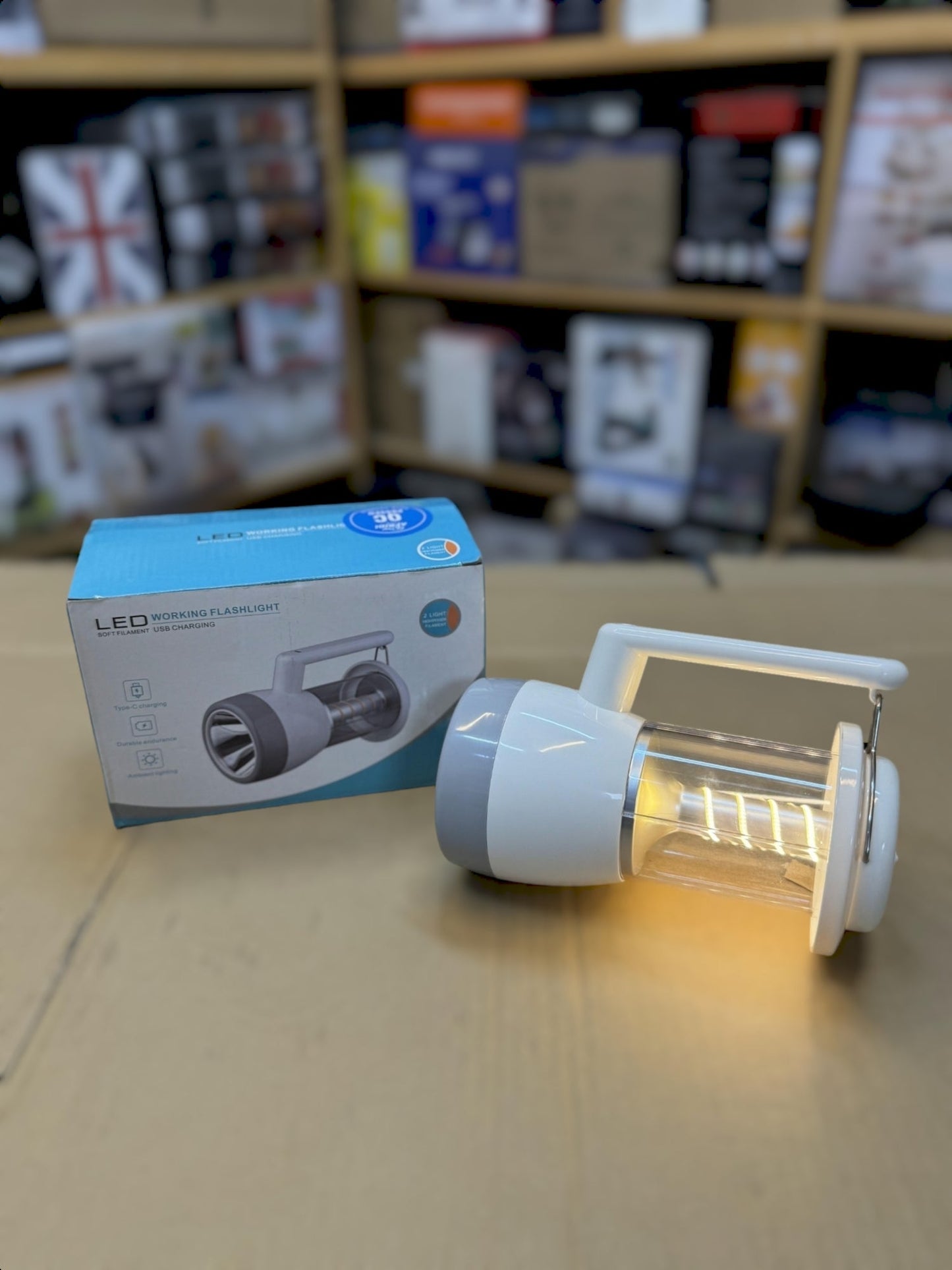 Lot Imported Working White led Flashlight & Warm Led Lamp