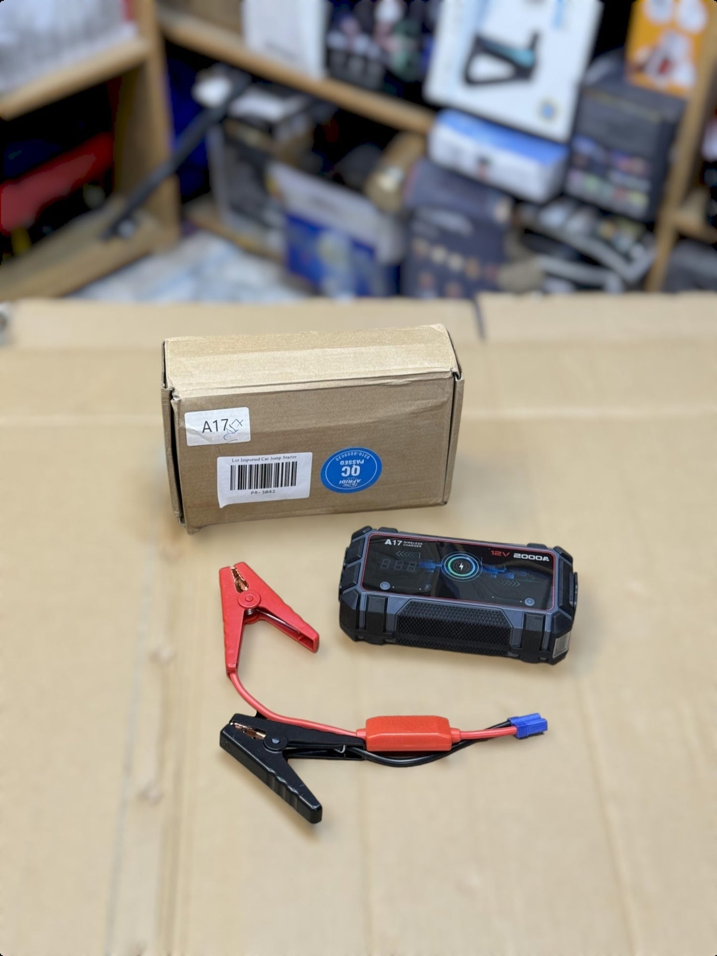 Lot Imported Car Jump Starter & Wireless Charging Powerbank