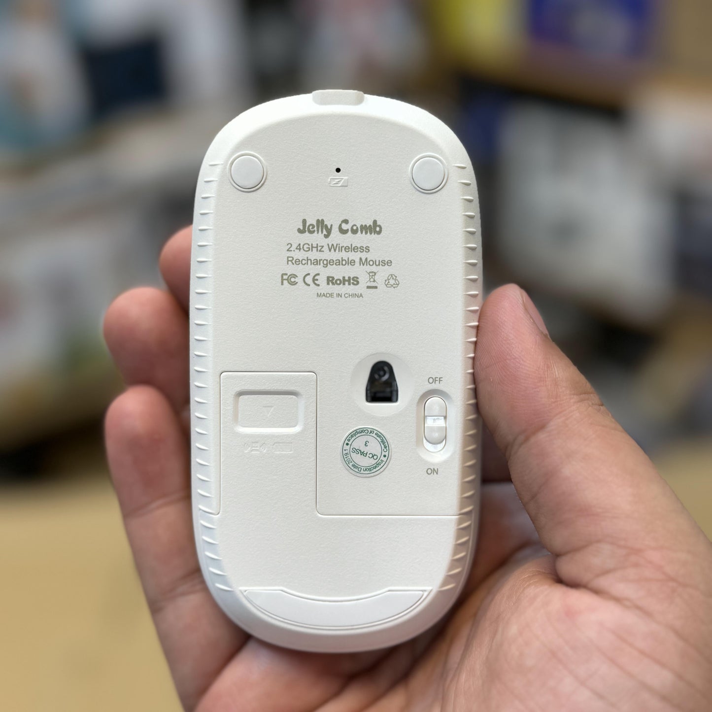 Imported Jelly Comb Bluetooth Mouse – Smooth & Reliable