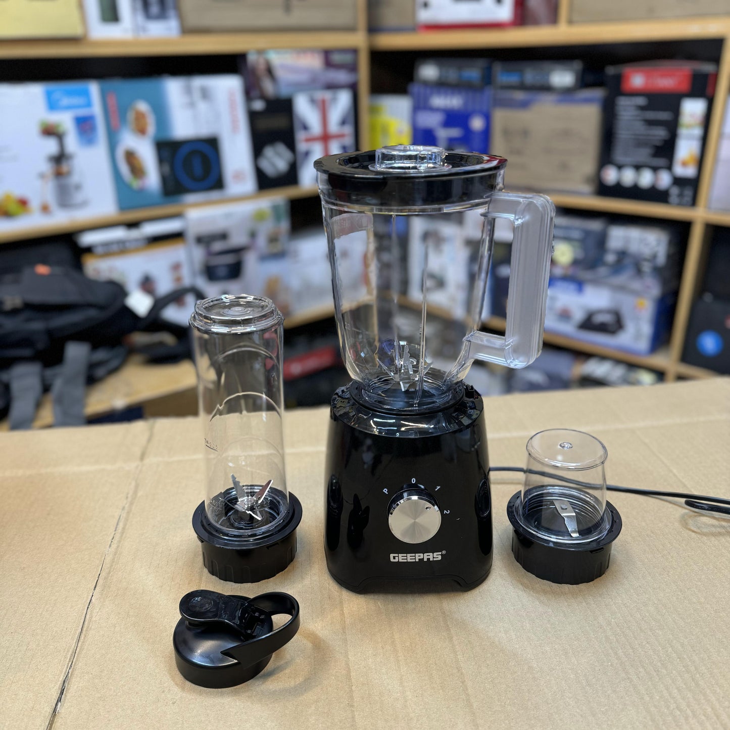 Geepas 3-in-1 Blender GSB44033N | Powerful & Versatile