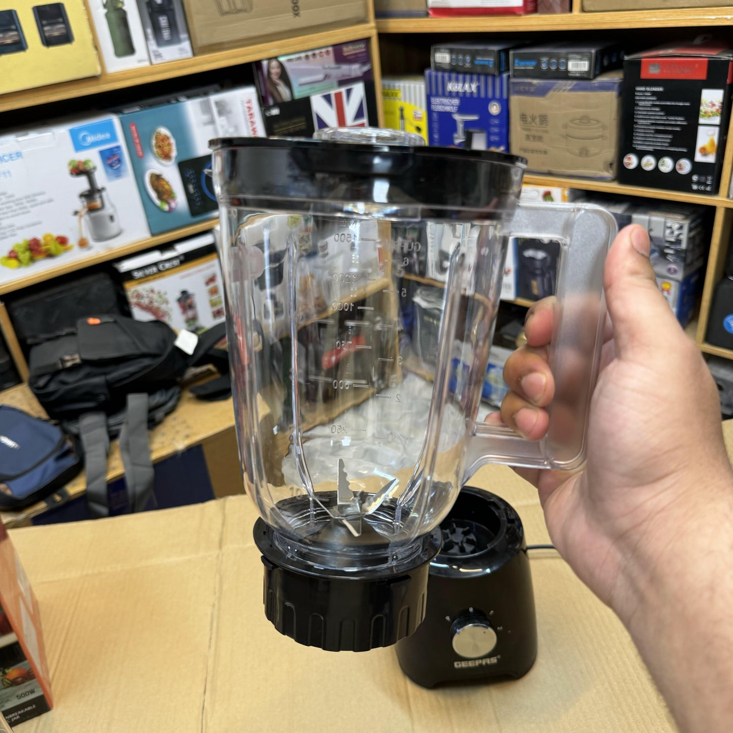 Geepas 3-in-1 Blender GSB44033N | Powerful & Versatile