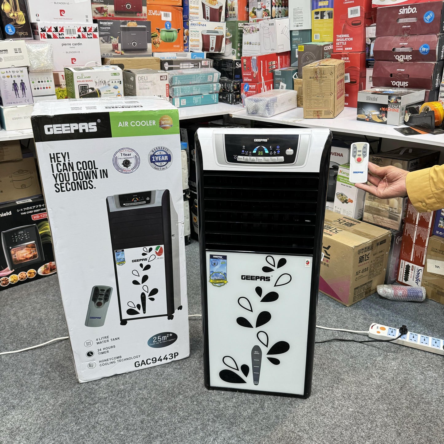Geepas Air Cooler | Efficient Cooling with 1 Year Warranty
