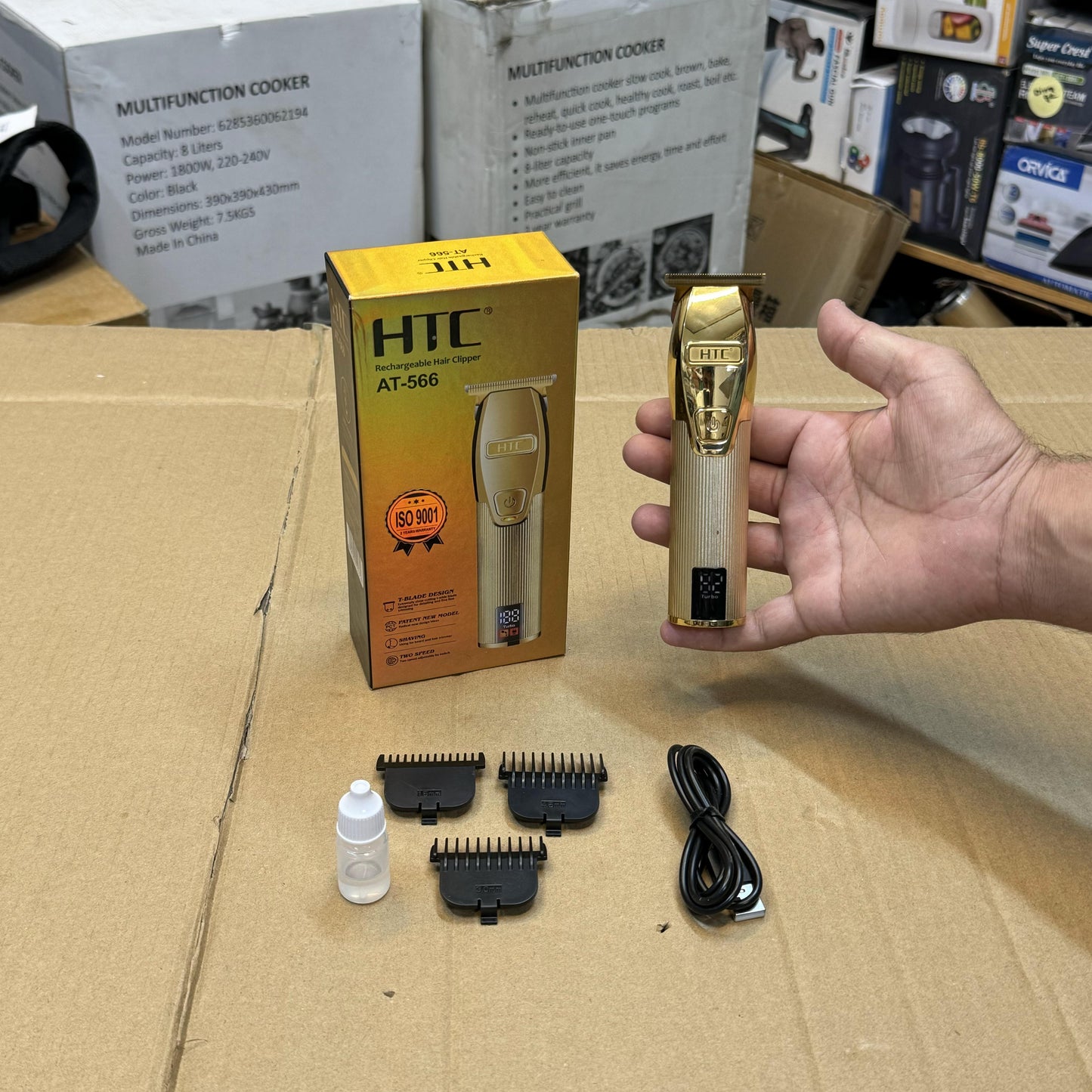 HTC AT-566 Rechargeable Trimmer – Imported Lot Deal