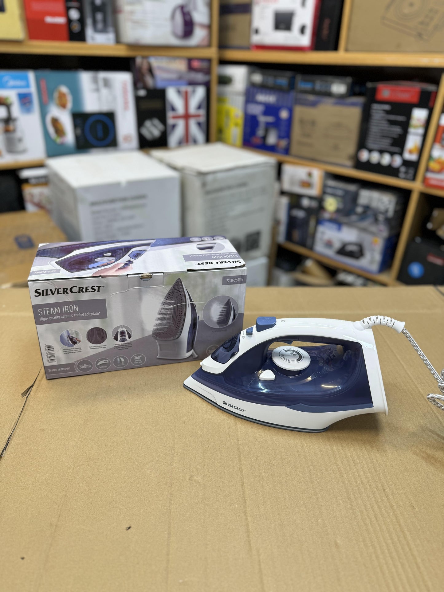German Silver Crest 2600W Steam Iron | High-Power Steam