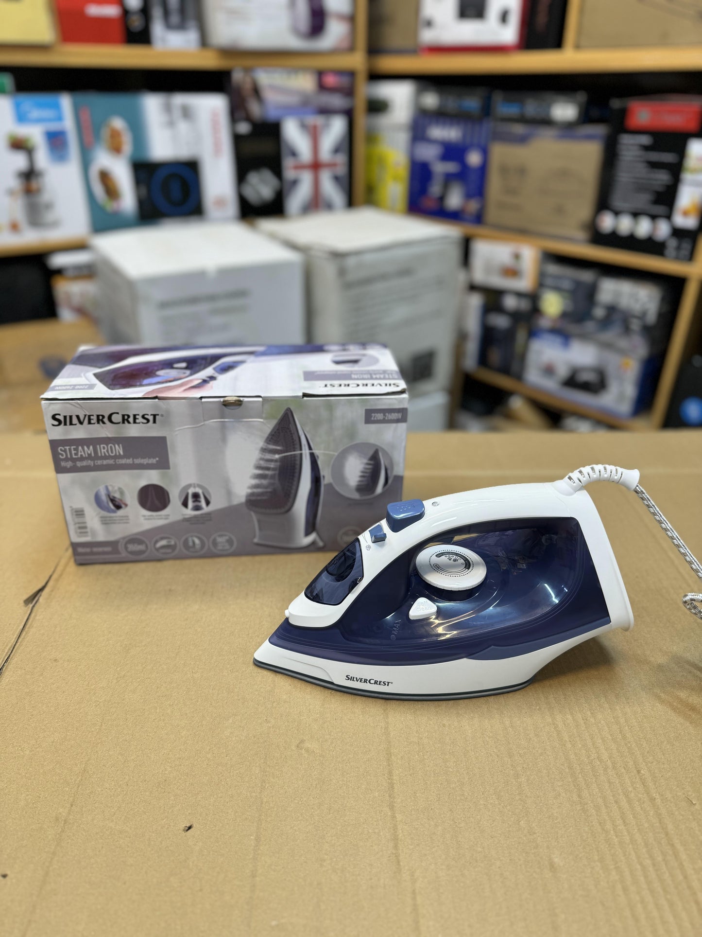 German Silver Crest 2600W Steam Iron | High-Power Steam