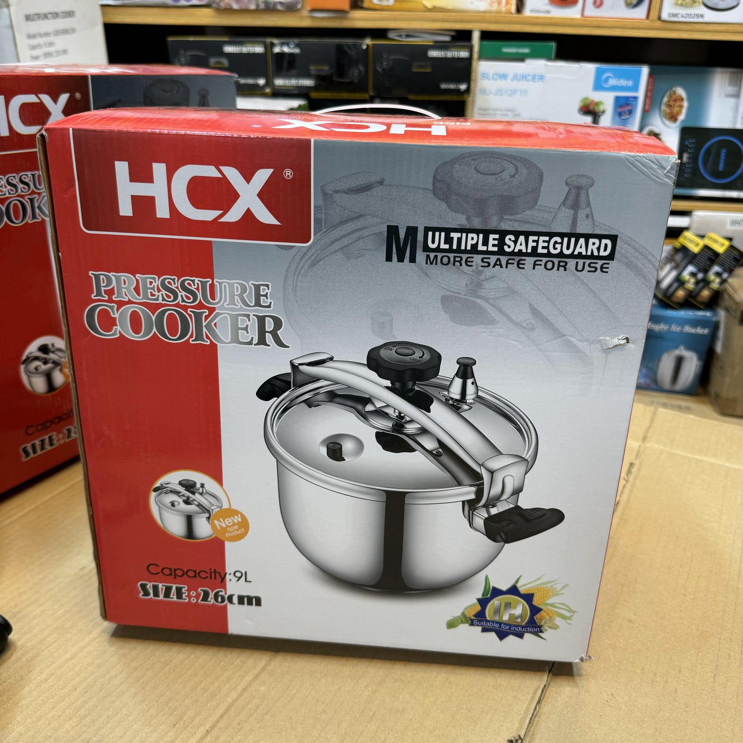 Lot Imported HCX Stainless Steel Pressure Cooker