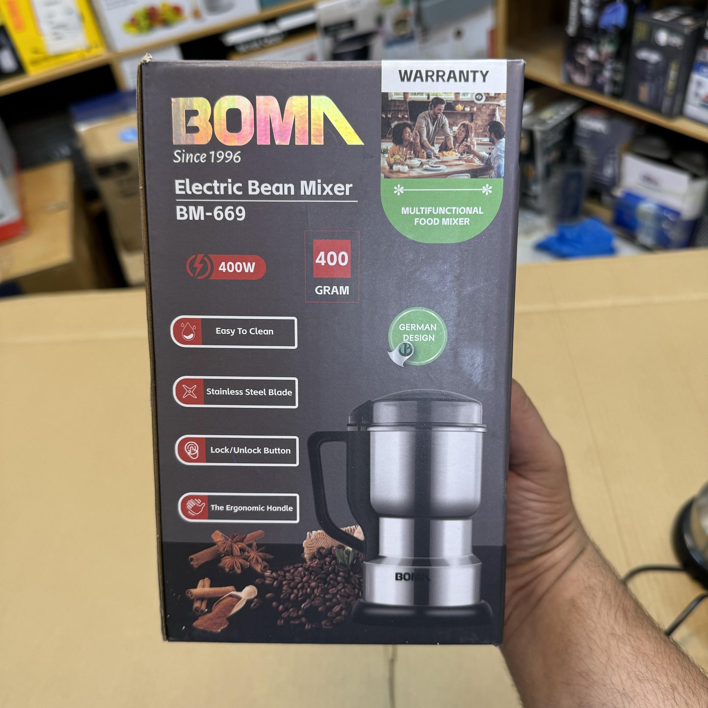 oma 100G Spice Grinder 400W | German Lot Imported