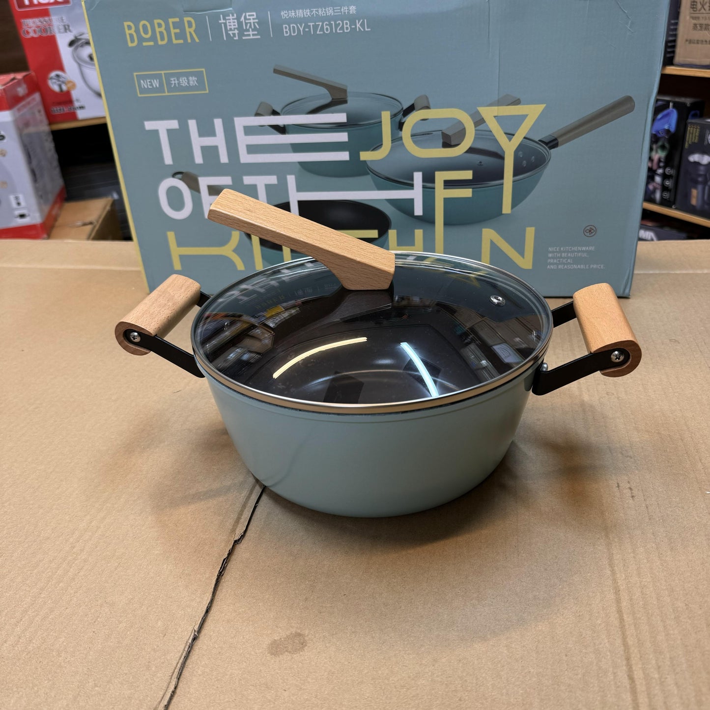 BoBer 3-Piece Kitchen Set – Korean Imported Cookware