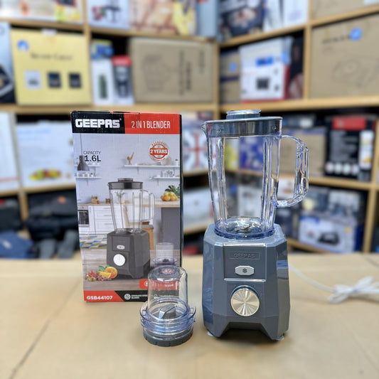 Geepas 1.6L 2-in-1 Blender GSB44107 - Powerful & Versatile