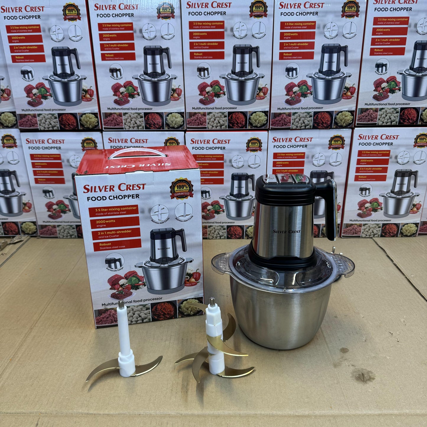 Silver Crest Powerful 3.5L Food Chopper - German Lot Imported