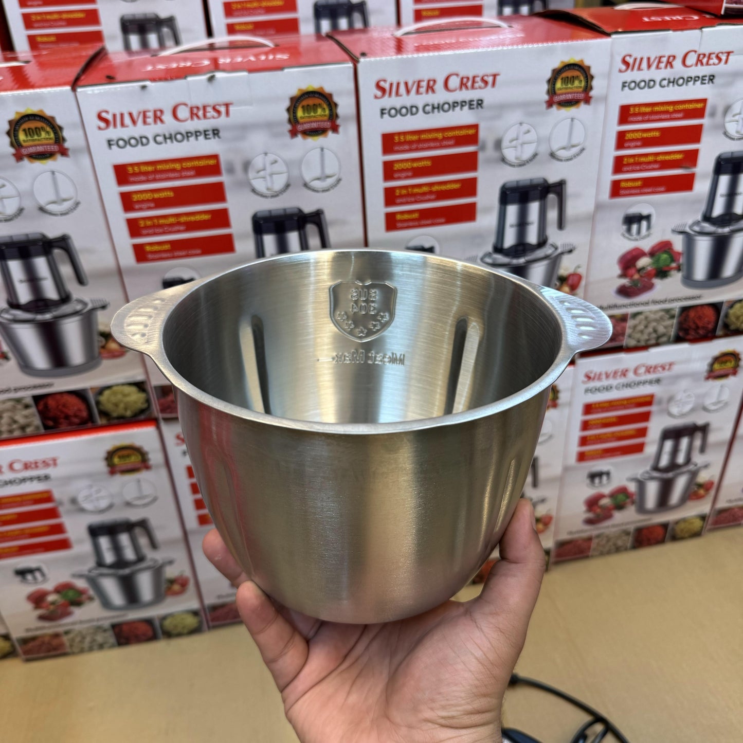 Silver Crest Powerful 3.5L Food Chopper - German Lot Imported