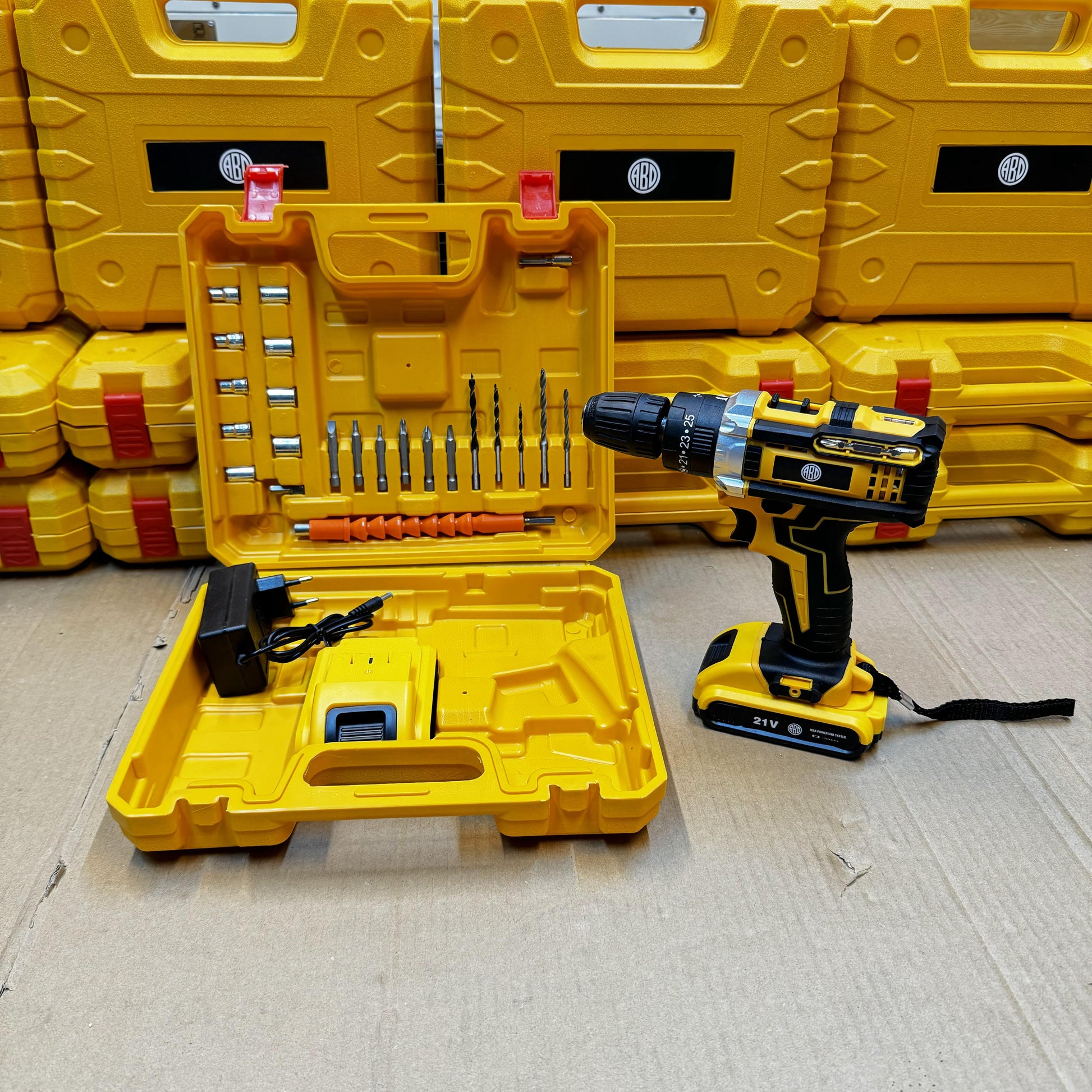 Lot Imported 21V Drill Machine with Extra Battery Pack - Nazeer Electronics