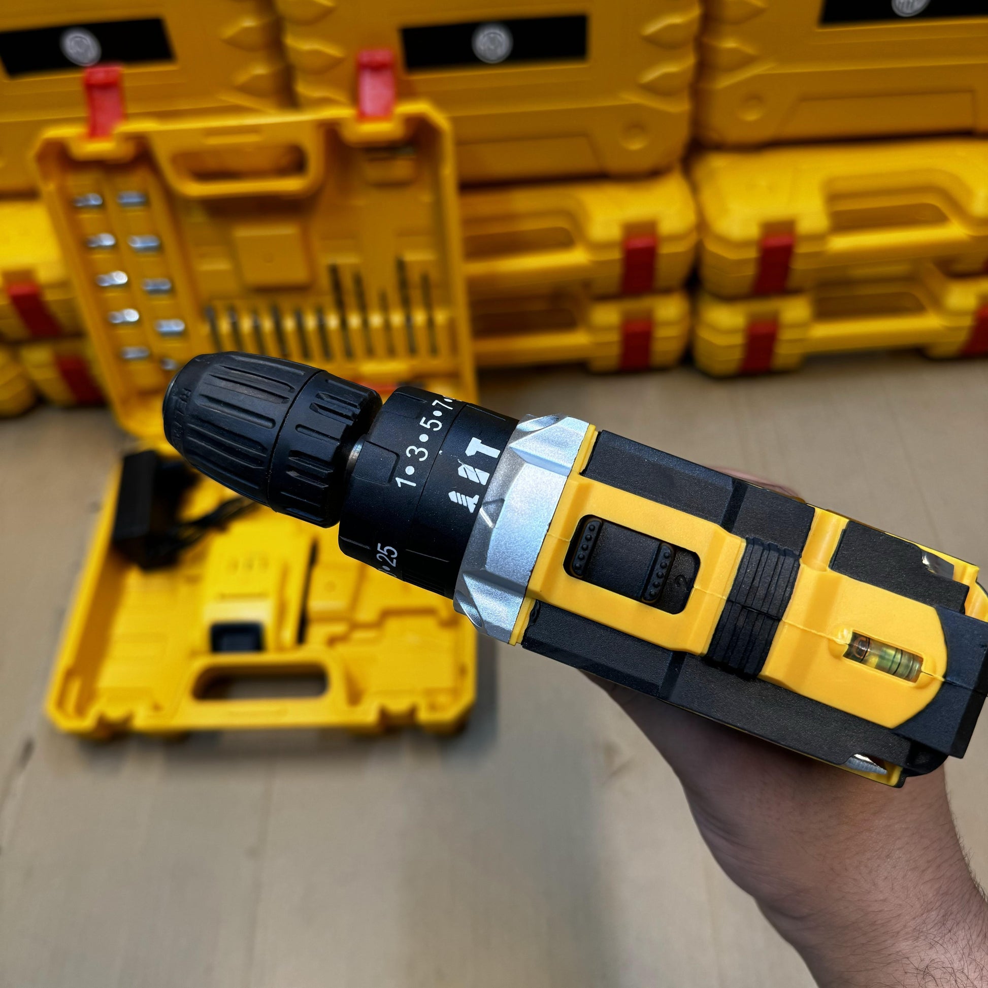 Lot Imported 21V Drill Machine with Extra Battery Pack - Nazeer Electronics