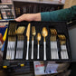 Lot Imported 24 Piece Cutlery Set in 5 Colors