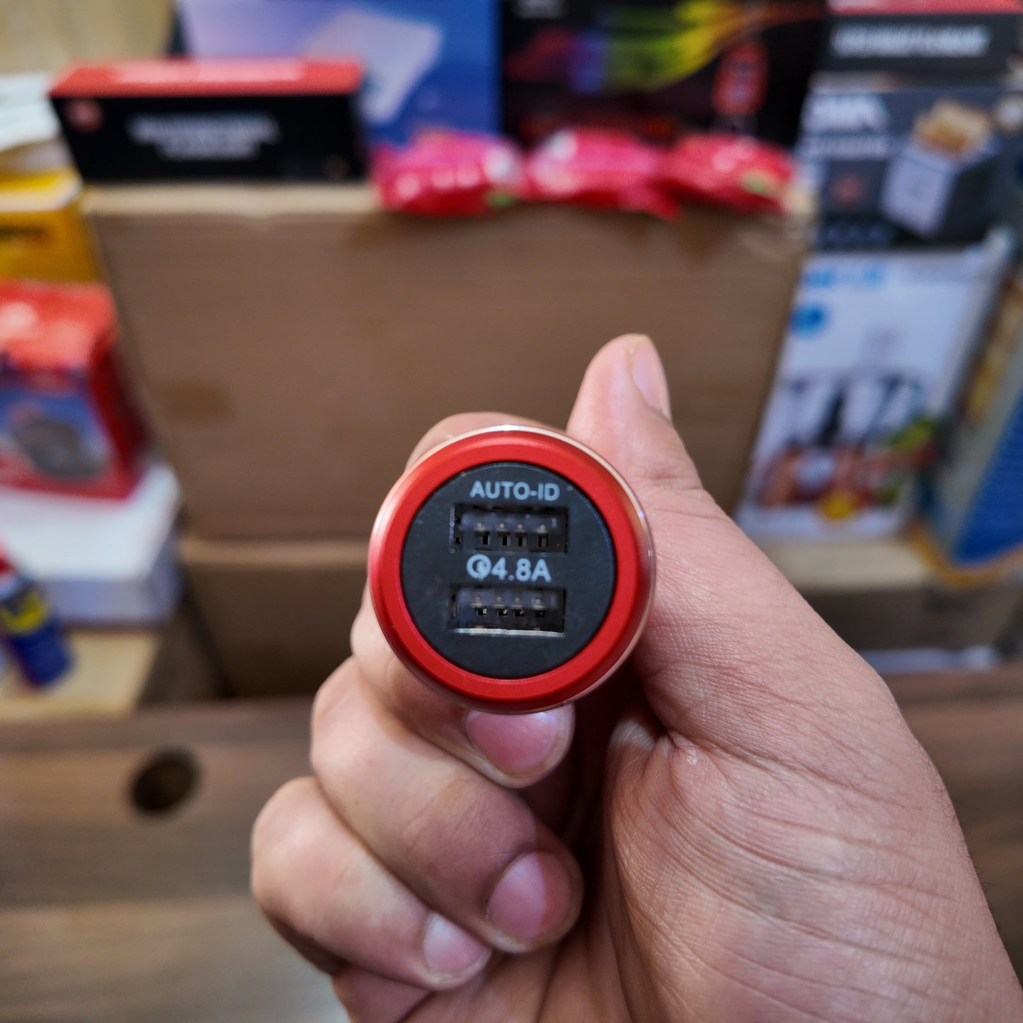 T10 Plus Full Metal Dual USB Car Charger – Fast Charging