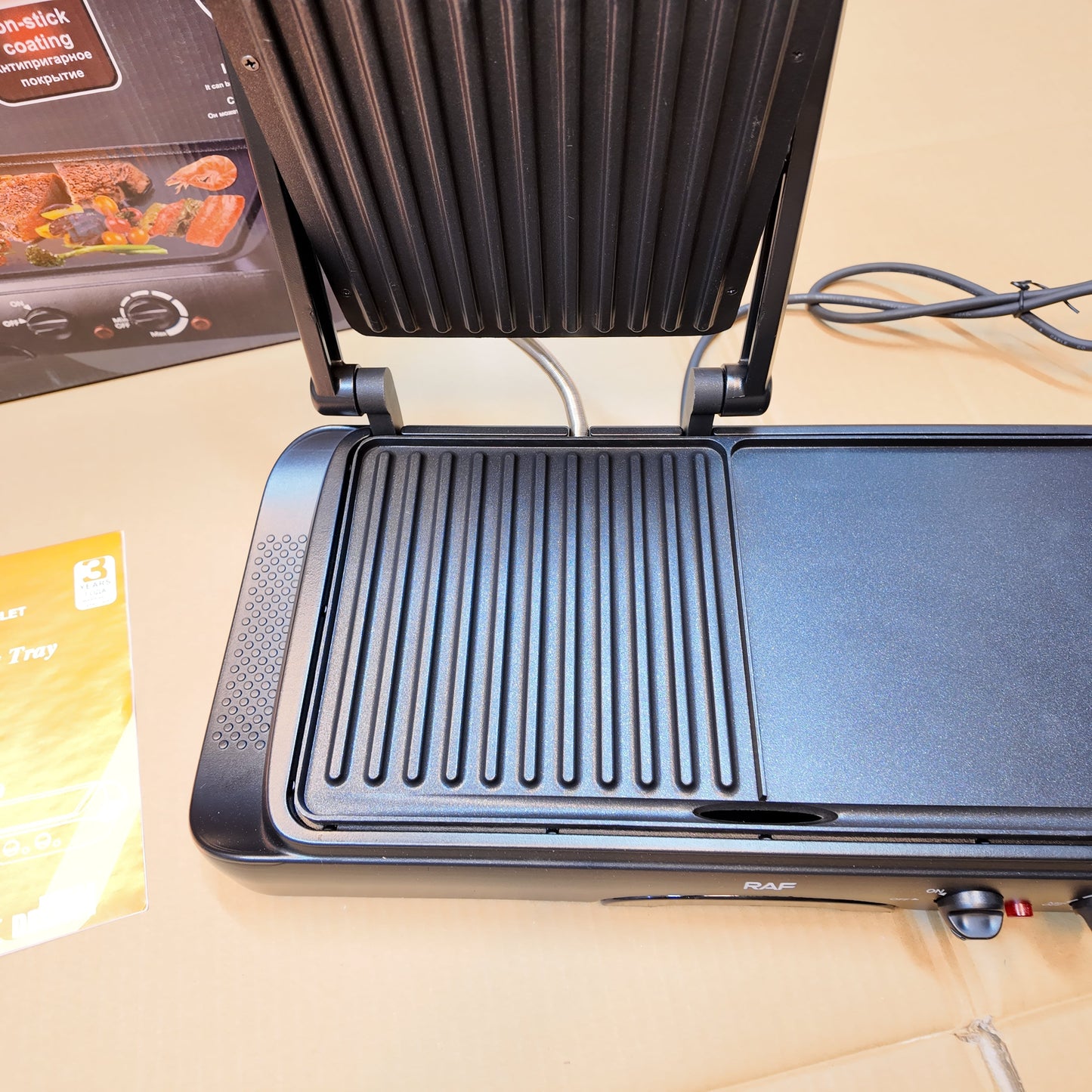 Lot Imported RAF 2-in-1 Electric Grill & Baking Pan