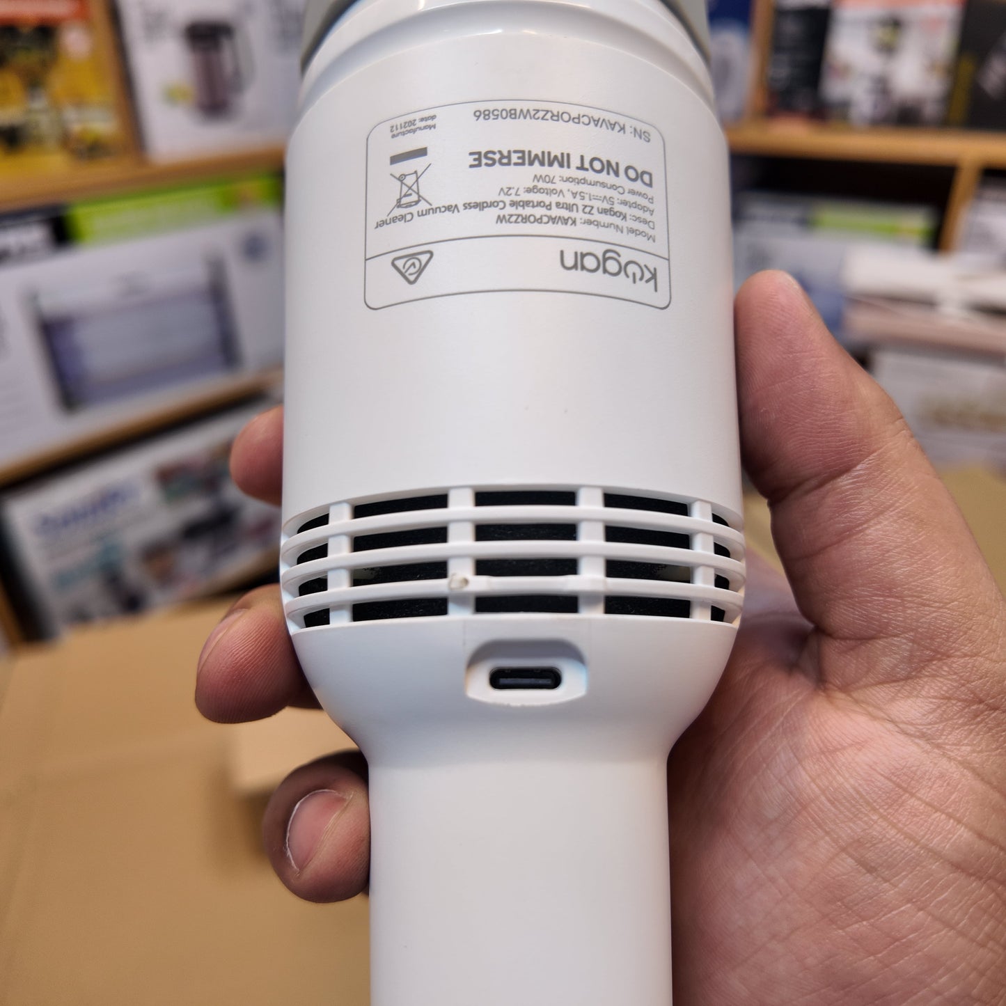 Australian Lot Imported Kogan Mini Handheld Vacuum Cleaner