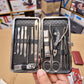 Lot Imported 16 & 13 in 1 Manicure Kit with Carrying Case