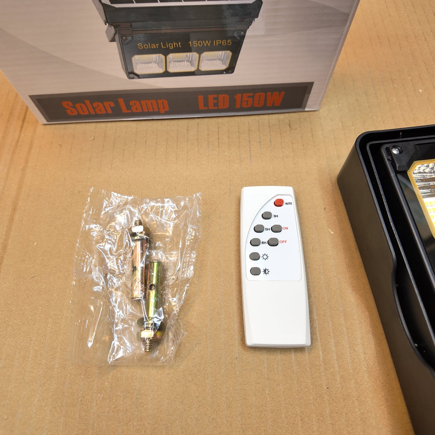 Lot Imported Waterproof 150 & 300W Solar Lamp