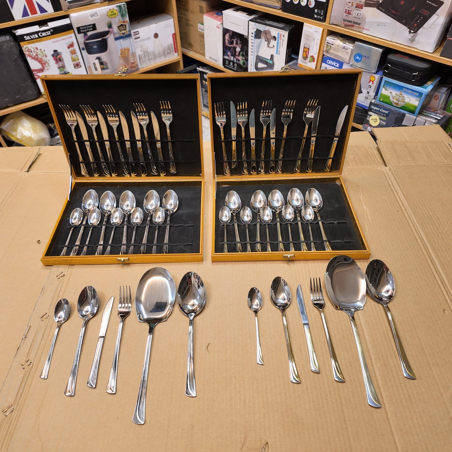 Lot Imported AYD 26 Piece Cutlery Set with Gift Packing