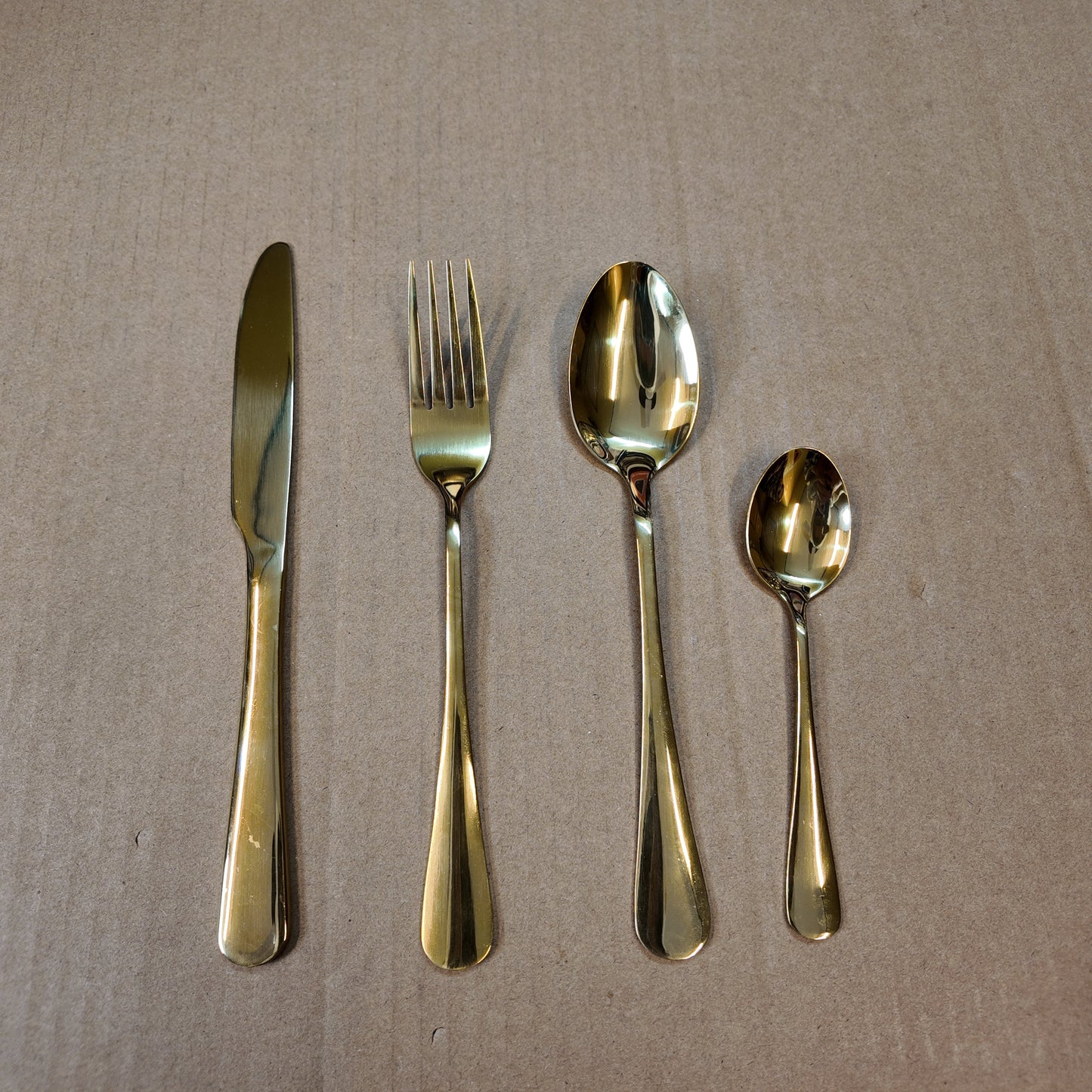 Lot Imported 24 Piece Cutlery Set with Egg Stand