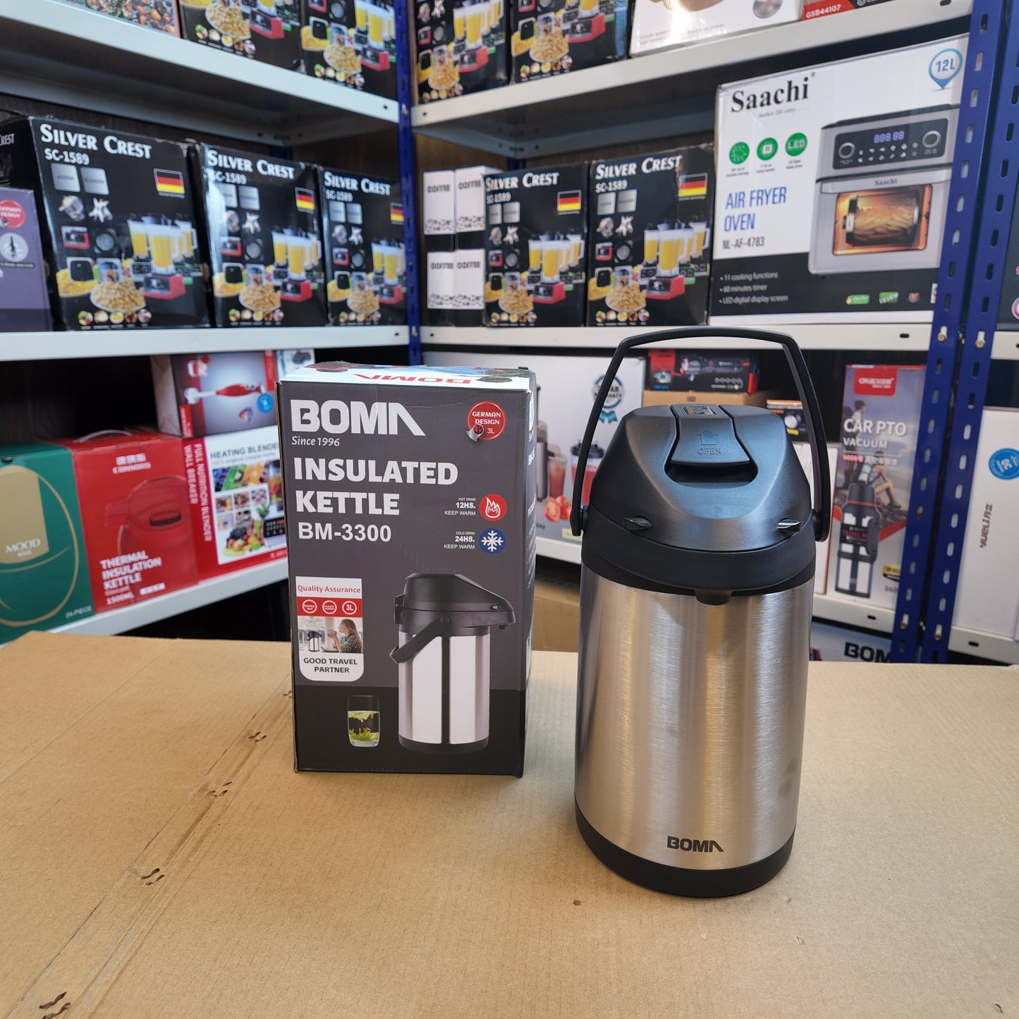 Germany Lot Imported Boma Insulated Kettle BM-3300