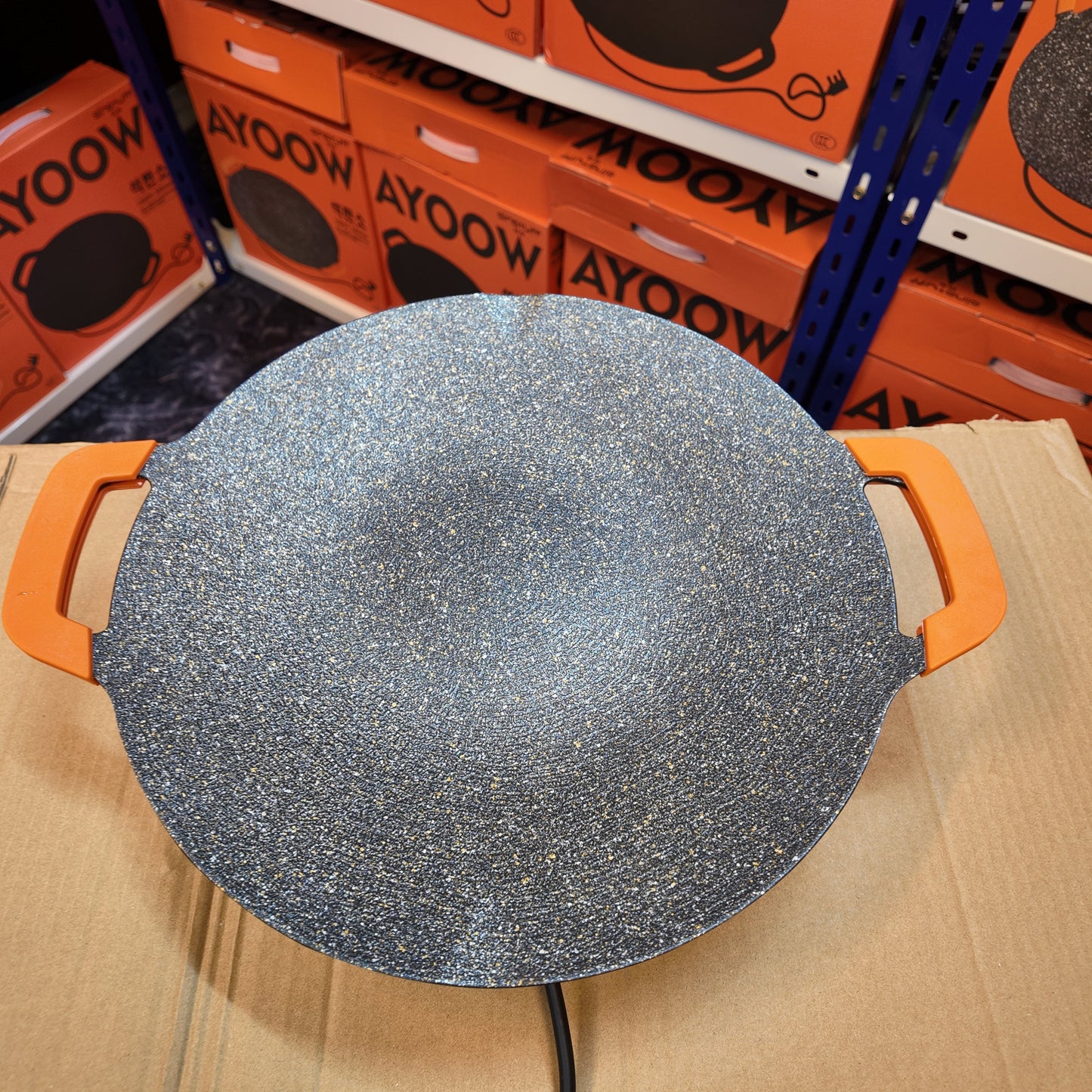 Ayoow Electric Tawa 1000W | Non-Stick 38cm Roti Maker