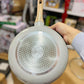 BoBer Granite Fry Pan 28cm with Glass Lid | Non-Stick Cookware