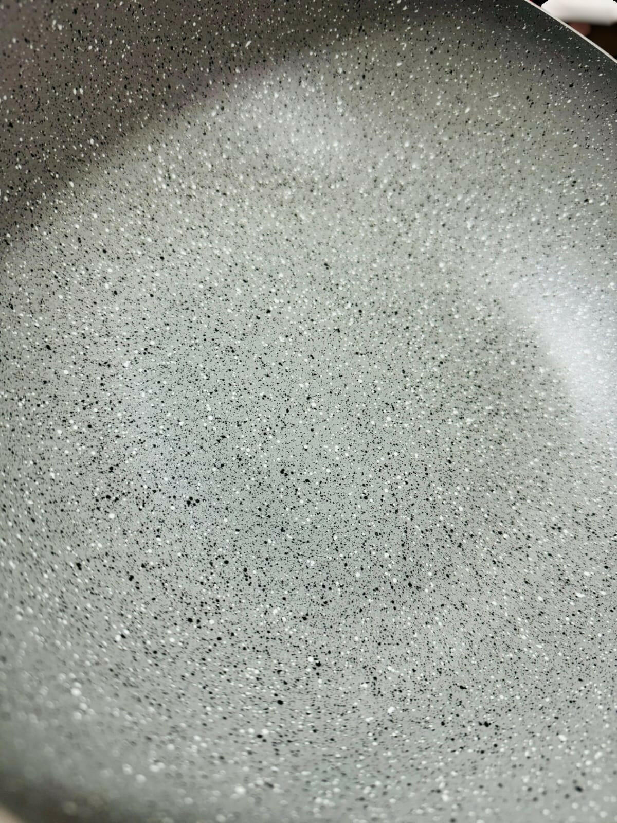 BoBer Granite Fry Pan 28cm with Glass Lid | Non-Stick Cookware