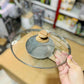 BoBer Granite Fry Pan 28cm with Glass Lid | Non-Stick Cookware