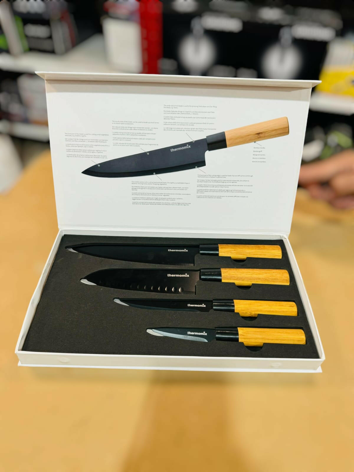 Thermomix Japanese Knife Set – Premium Quality & Bamboo