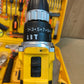 DeWALT Commercial Cordless Powerful Drill Machine 36V Double Batteries