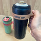 Stainless Steel Vacuum Coffee Mug/Tumbler With Temperature Sensor 650ml