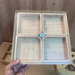 Bamboo Wood Multi Storage Dry Fruit Serving Tray