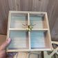 Bamboo Wood Multi Storage Dry Fruit Serving Tray