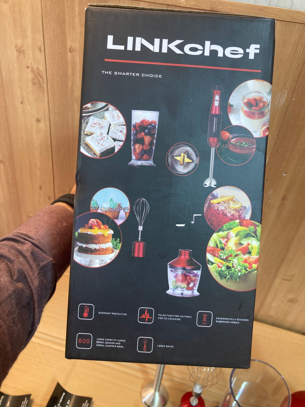 LINKchef 5-in-1 Hand Blender Set 500W