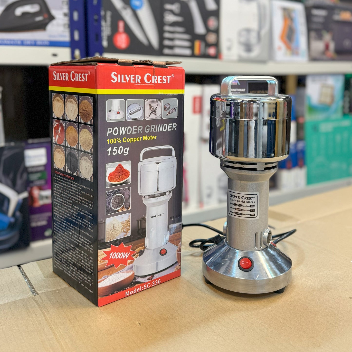 Silver Crest 150G Spices Grinder German Lot Imported