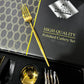 24 Piece Luxury Stainless Steel Cutlery Set - Premium Quality
