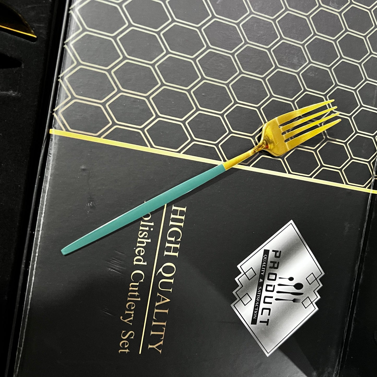 24 Piece Luxury Stainless Steel Cutlery Set - Premium Quality