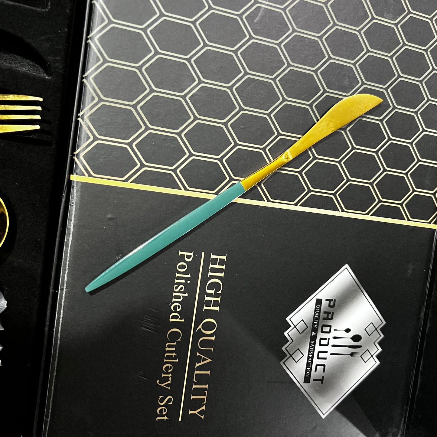 24 Piece Luxury Stainless Steel Cutlery Set - Premium Quality