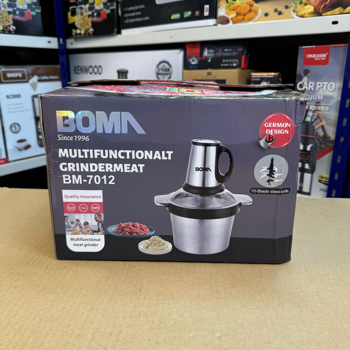 German Lot Imported Boma 10 Leaf Blades 7L Meat Grinder