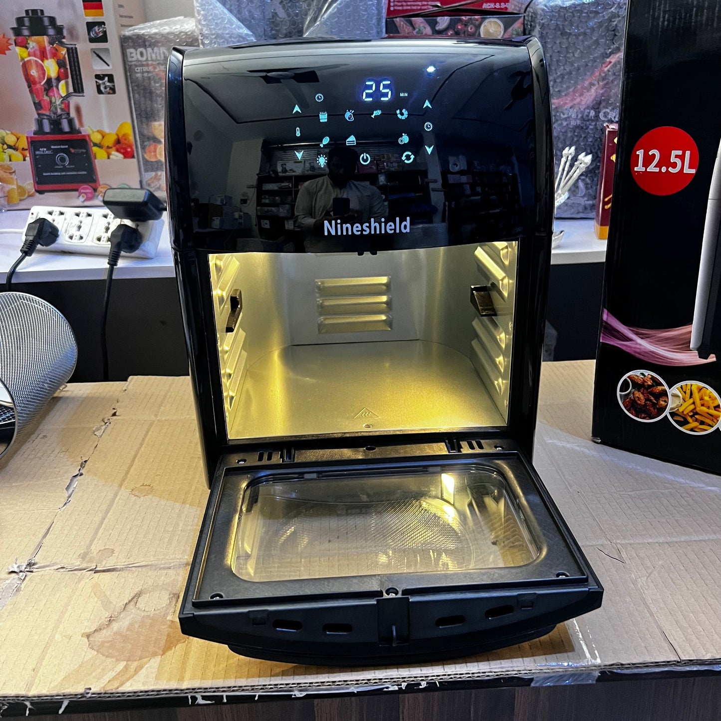 Japan Lot Nineshield 12.5L Air Fryer - Large Capacity