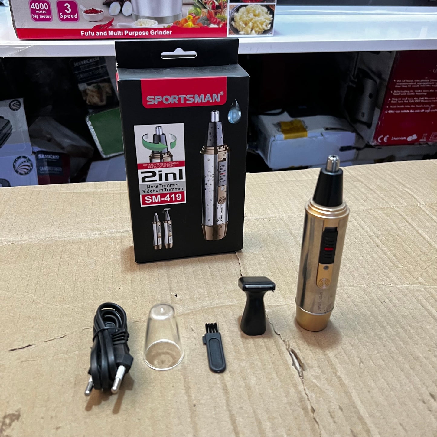 Lot Imported Sportsman 2-in-1 Nose & Ear Hair Trimmer