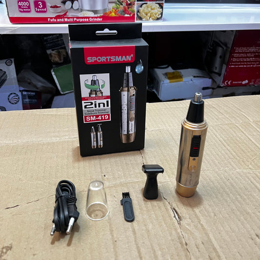Lot Imported Sportsman 2-in-1 Nose & Ear Hair Trimmer