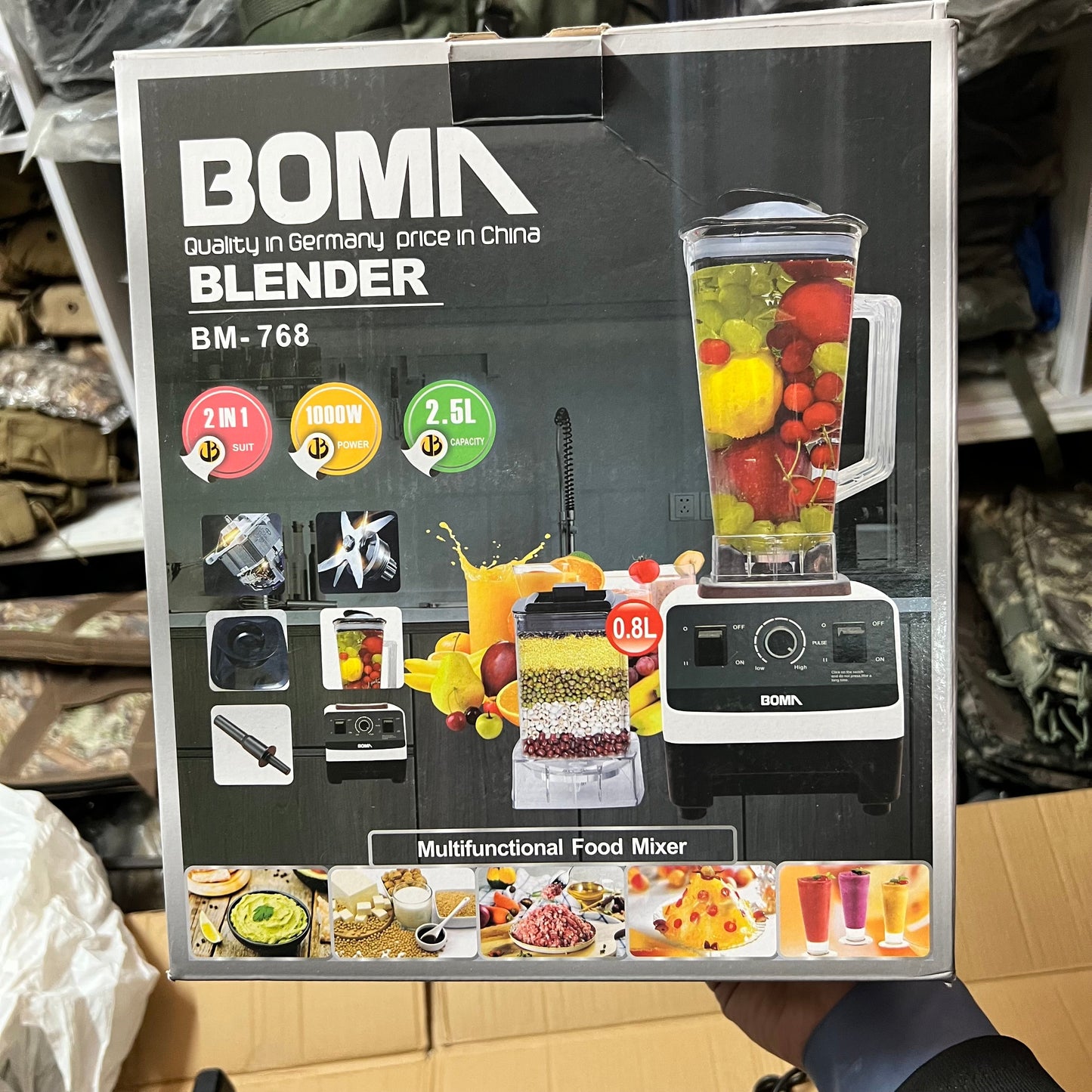 German Lot Imported BOMA Blender – Powerful & Durable