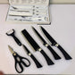 Zepter 6 in 1 Kitchen Knives Set with Peeler & Scissors