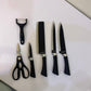 Zepter 6 in 1 Kitchen Knives Set with Peeler & Scissors
