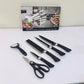 Zepter 6 in 1 Kitchen Knives Set with Peeler & Scissors