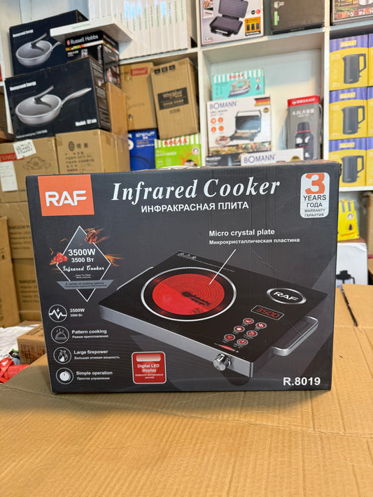 RAF Electric Infrared Cooker – 3500W Stove with LED Display & Touch Control