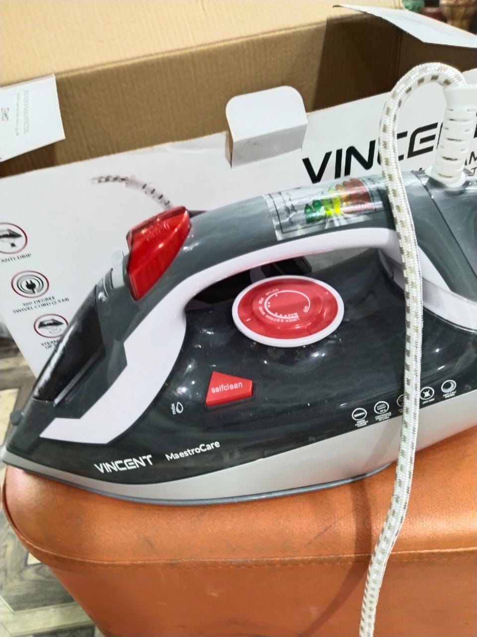 Garman Lot Vincent Steam Iron 2800W with Safety Features
